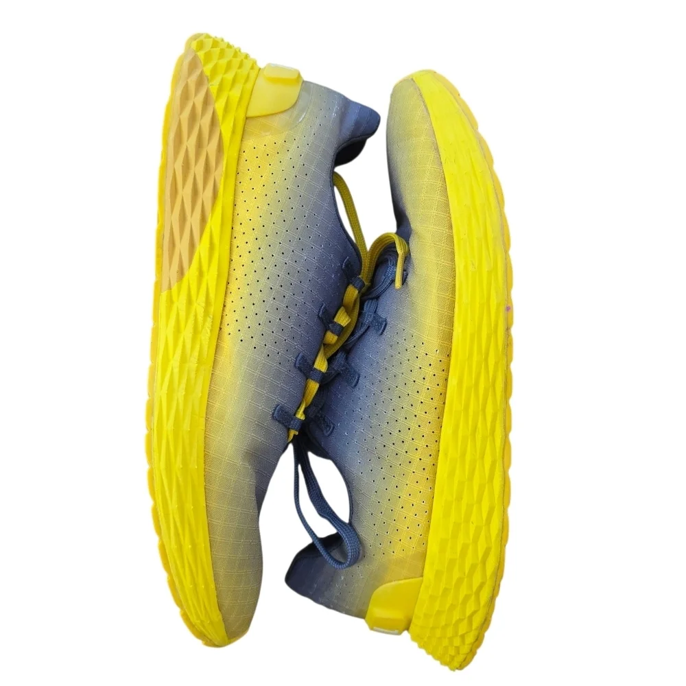 NOBULL All Day Ripstop Trainer Shoes Mens 8.5 / Womens 10 Yellow Gray Gradient - Picture 5 of 10